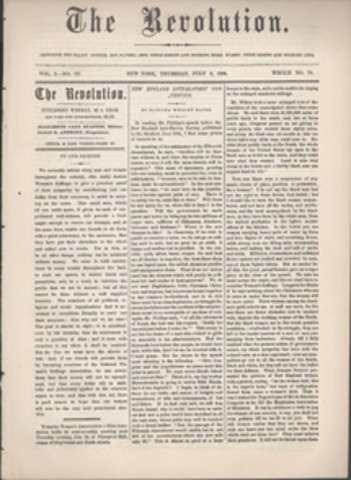 The Revolution Newspaper