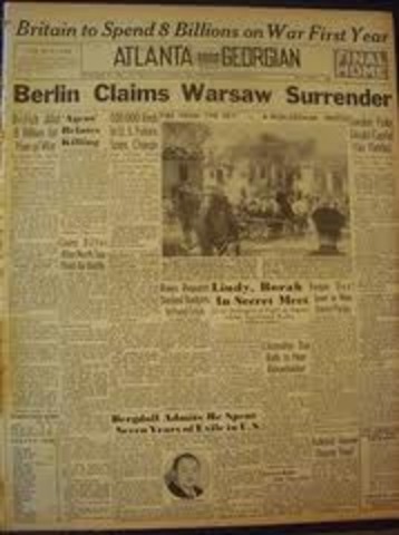 Warsaw surrenders