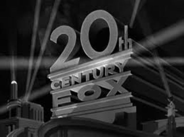 Signed her contract with twentieth century fox