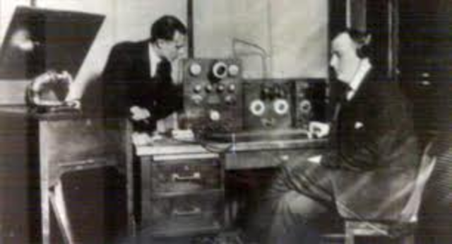 First Known Radio News Program Broadcasted