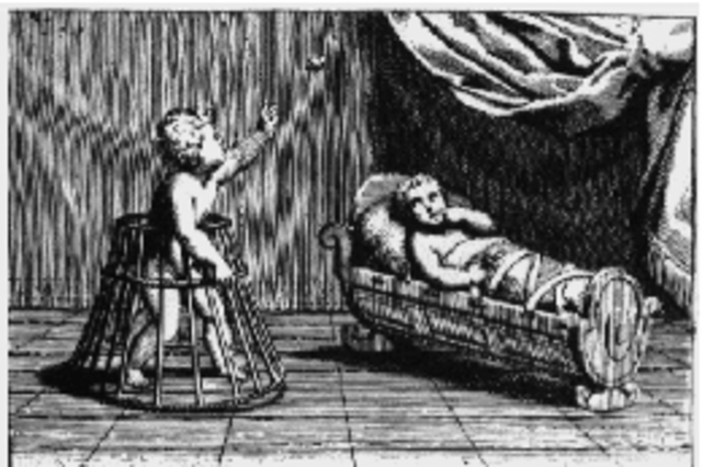 Soporte de pie y soporte de cama con correas