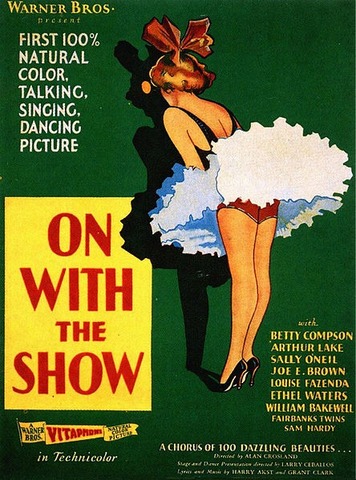 Warner Brothers produces the first All-Color All-Talking movie "On With the Show"