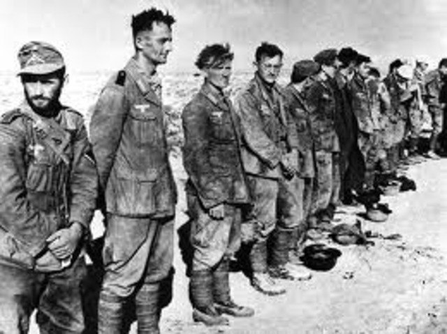 Britain defeats Germans & Italians in Egypt