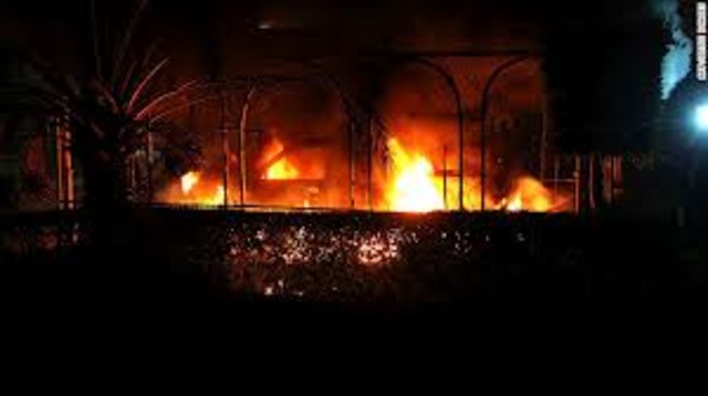 U.S. Embassey Attacked in Benghazi, Libya