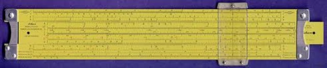 Slide rule