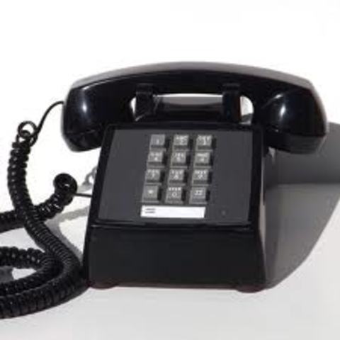 Bell System introduces the touch tone phone. This telephone made a different beep for each number instead of counted clicks for each number.