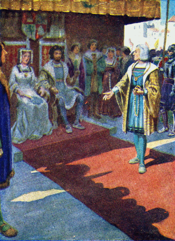 King Ferdinand of Aragon marry's Queen Isabella of Castile.