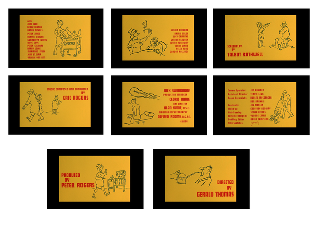 Film Research: 'Carry On Doctor' Opening Titles Deconstruction