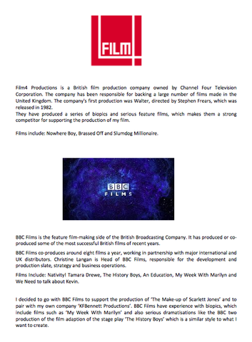 Upload all production company work - COMPLETED ON 18th JANUARY