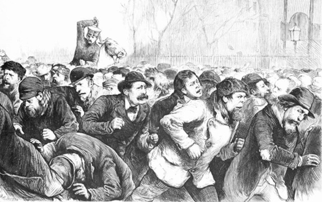 Eliezer as well as his father and the other Jews were forced to run 42 miles in the snow