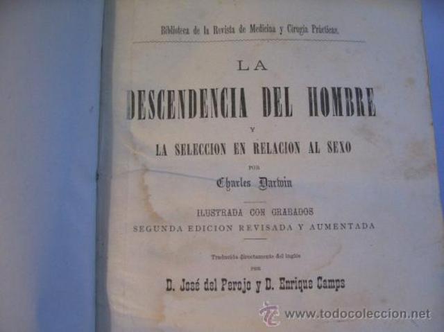 " La ascendencia del hombre"