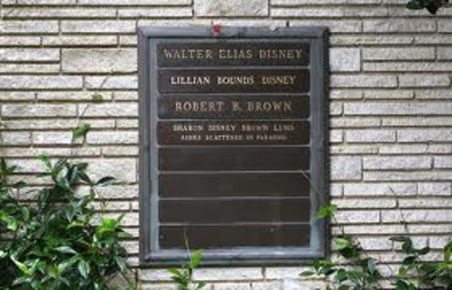 Walt Disney dies