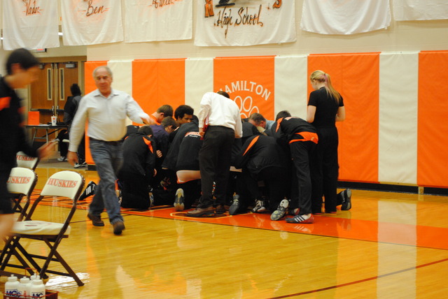 Hace cinco años que fui un asistente del equipo de lucha.