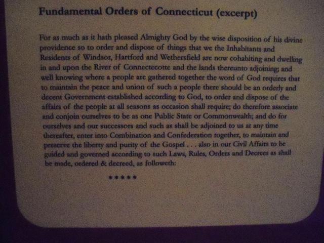 Fundemental Orders of Connecticut