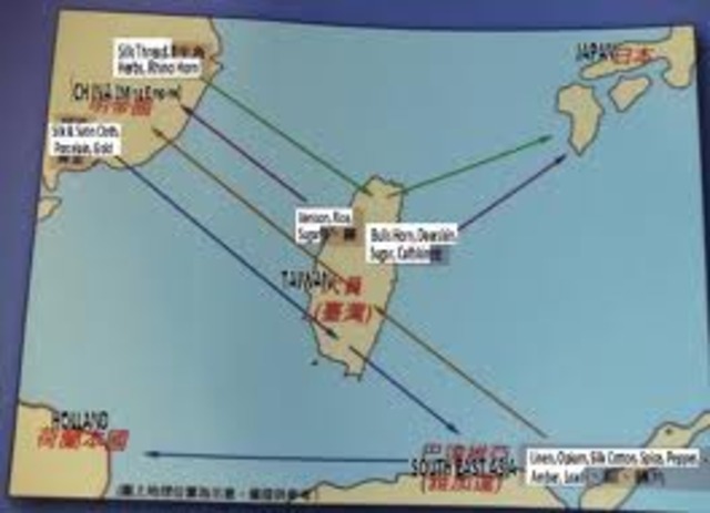 Dutch established a trading center on java