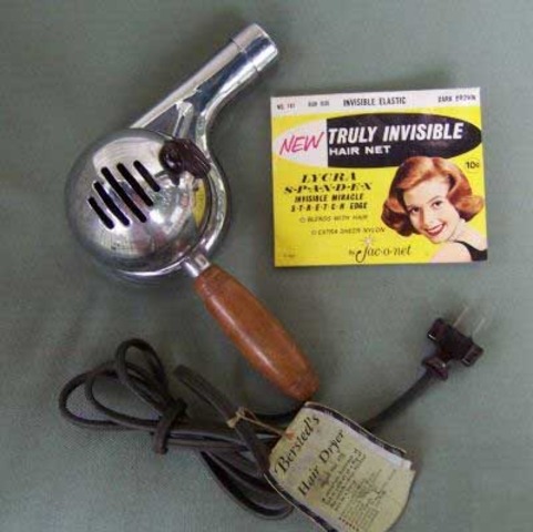 Early hairdryers