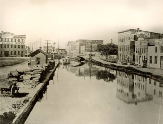 The Erie Canal's enlargement was completed