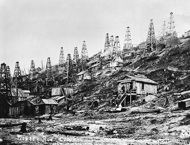 Edwin Drake successfully drills for oil in Pennsylvania.