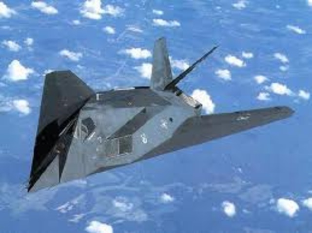 Lockheed F-117 Nighthawk low observable srtike aircraft