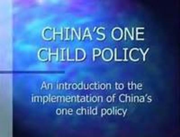 China start thinking about One child policy