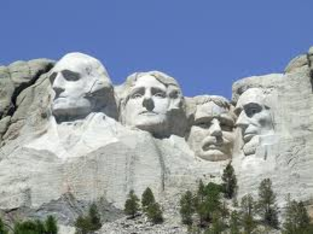 Mount Rushmore is completed