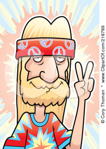 The term "hippie" used for the first time