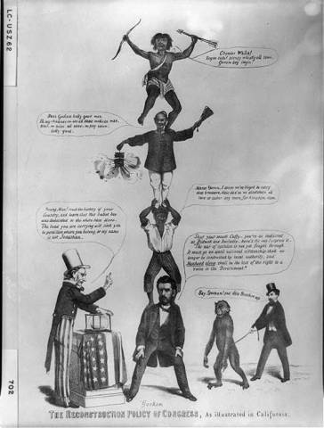 First Reconstruction Act is passed over Johnson's veto