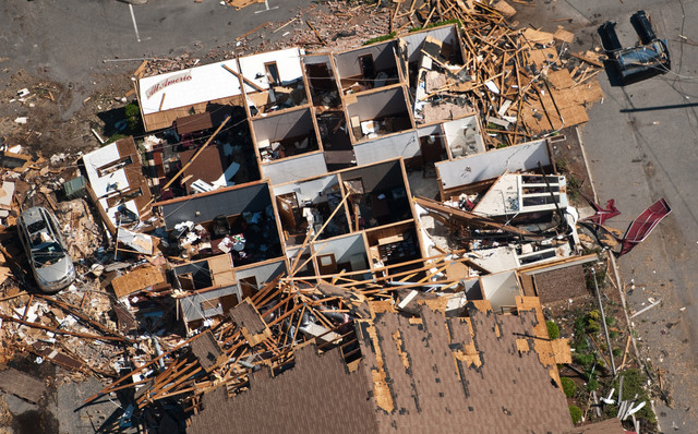 A store got hit by tornado