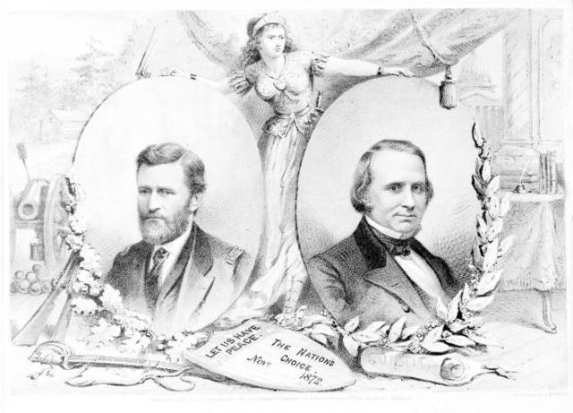 Grant reelected president over Horace Greeley, candidate of Liberal Republicans and Democrats