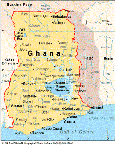 The Capital of Ghana was Established