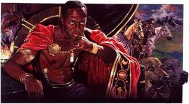 The ruler of Ghana, Tenkamenin