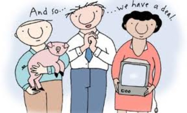 People of Ghana began trading