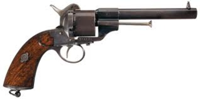 Lefaucheux 20 Round Double Barreled Revolver