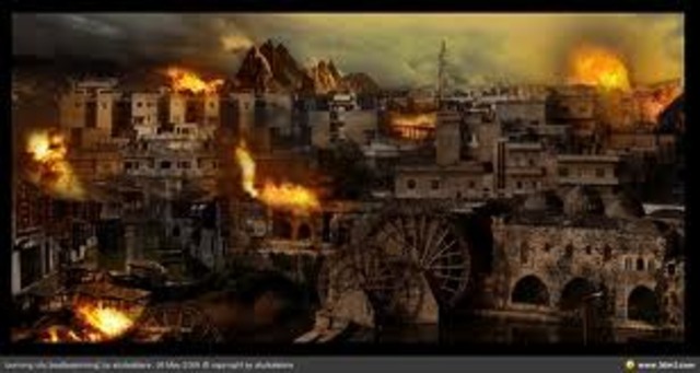 Capital of Ghana destroyed