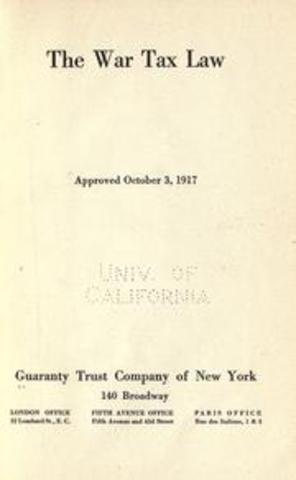The War Revenue Act