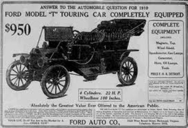 Model T First Produced