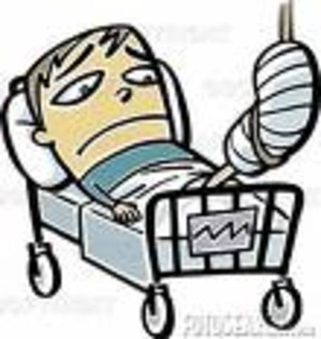 Finny his balance gone,swung his head around to look at me for an instant wtih extreme interest, and then he tumbled sideways, broke through the little branches below and hit the bank with a sickening, unnatural thud."(52)