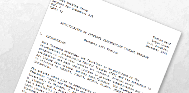 The Beginning of TCP/IP