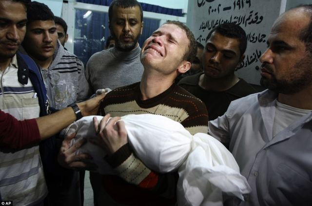 At least 130 rockets are fired into Israel from Gaza