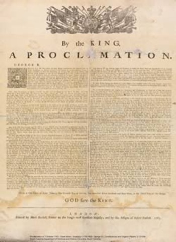 Proclomation of 1763