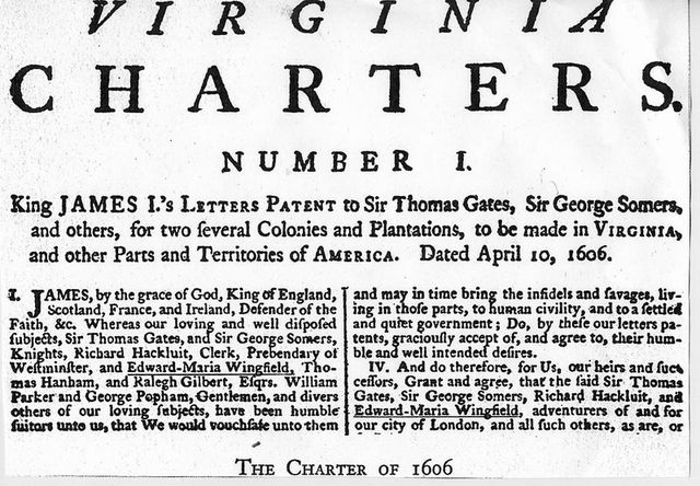 Charters of the Virginia Company of London