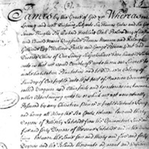 The charters of the virginia company of london