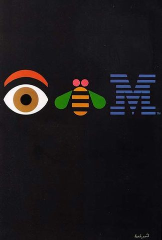 Paul Rand's IBM ad