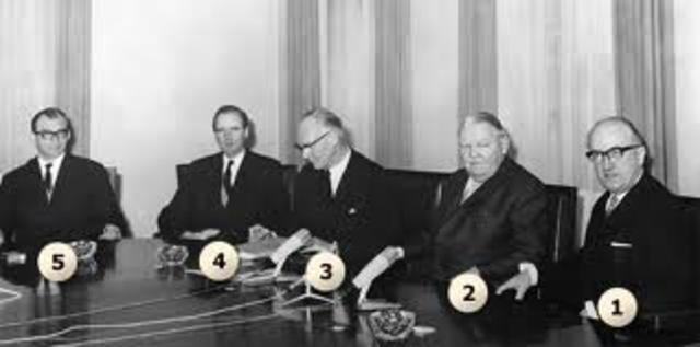 The German government takes away freedom of speech, assembly, press, and freedom from invasion of privacy and from house search without warrant.