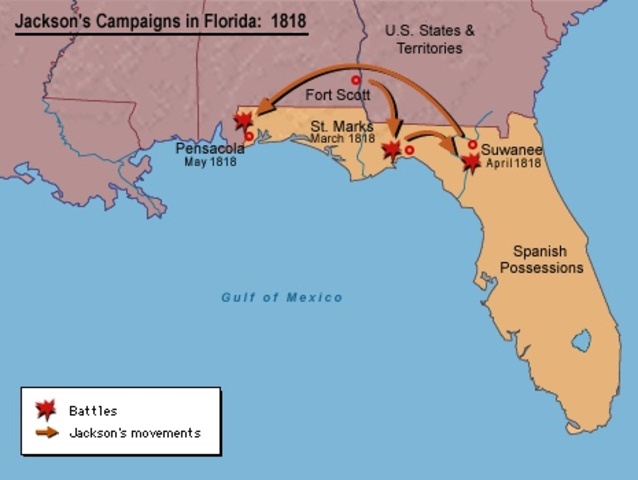Andrew Jackson invades Florida