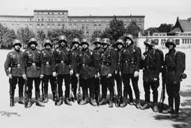 The Saar region is annexed by Germany.