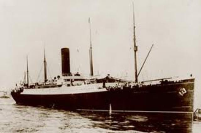 Arrives with survivors