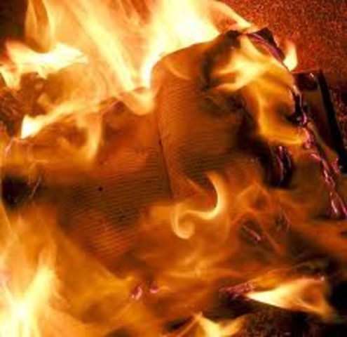 Books by Jews and opponents of Nazism are burned publicly.