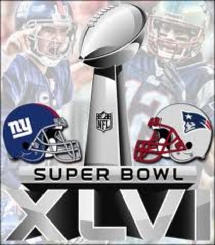 Giants vs. Patriots Superbowl XLVI 2012