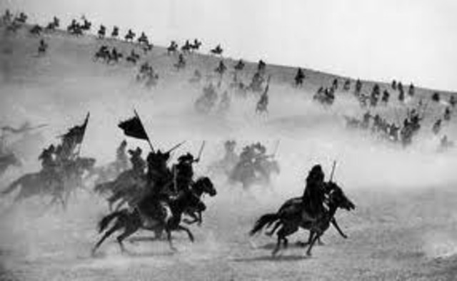 Muslim invaders captured Ghana.